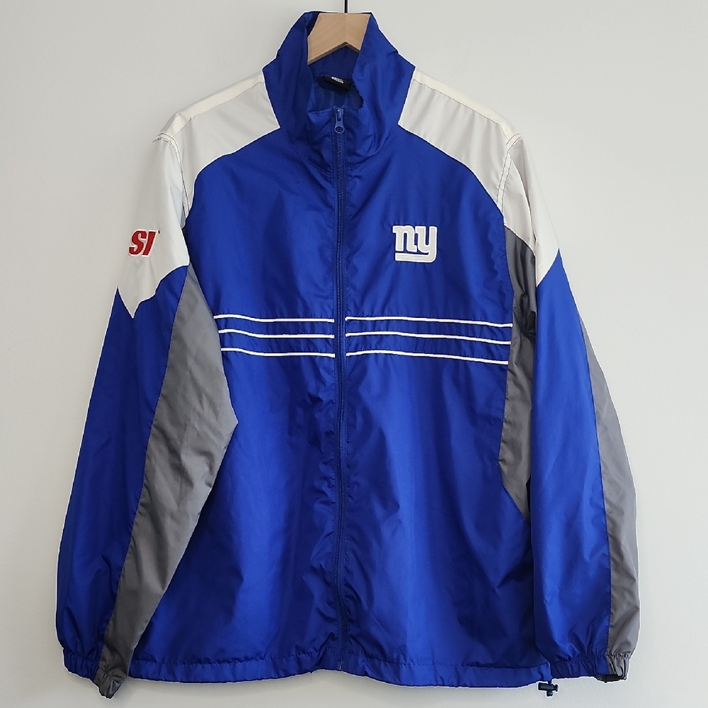 New York Giants Sports llustrated SI Windbreaker Jacket Mens Large